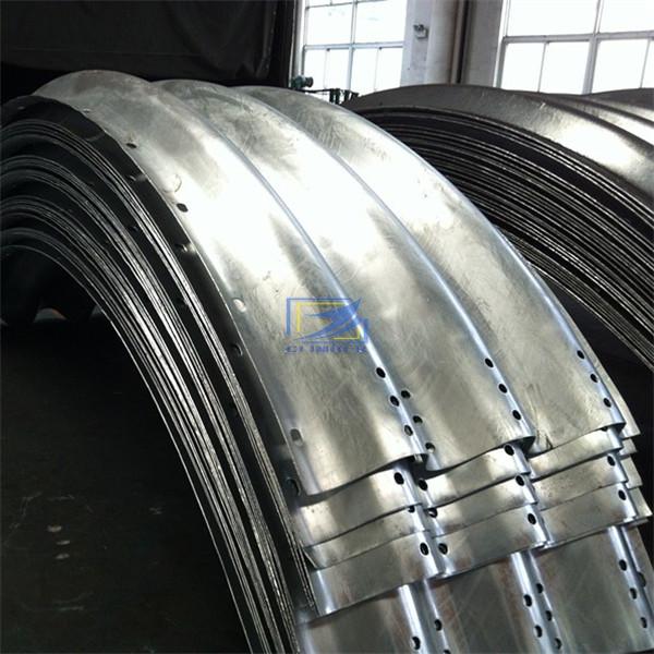 1200g/m2 galvanized corrugated steel culvert pipe